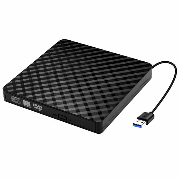 Extern DVD-brännare Spelare USB 3.0 Portabel CD DVD +/-RW Optisk Enhet