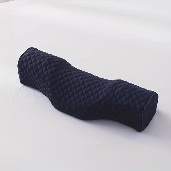Cervicalkudde Traktion Korrigering Reparation Memory Foam Kudde Svart