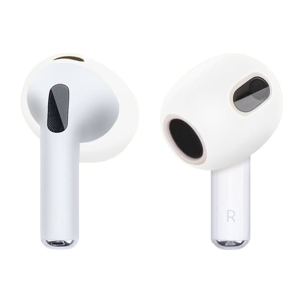 Öronproppar för AirPods3 silikon 3 par (transparent)