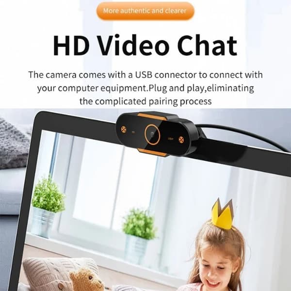 Webkamera 480p standard definisjon USB-kamera med innebygd mikrofon