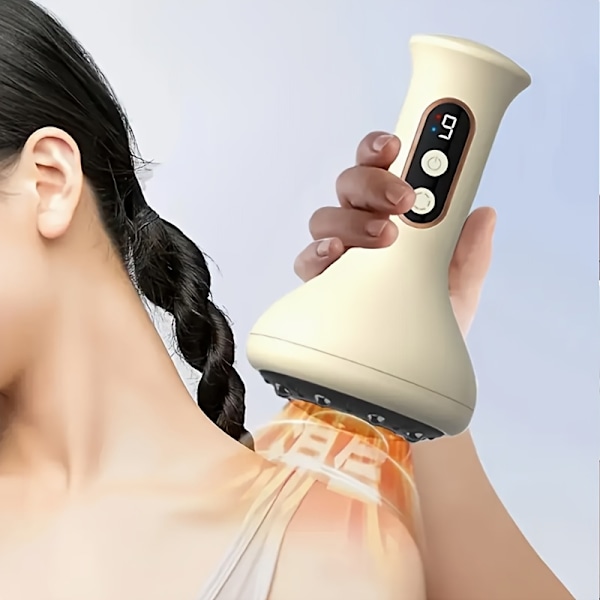 9-Hastighets Justerbar Koppmassage, 1200Ma Usb-Laddning, 8 Stålkulor
