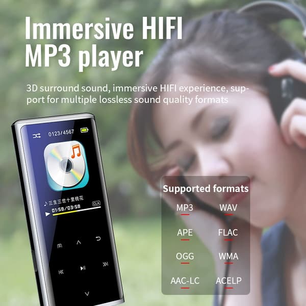 M27 MP3 Bluetooth-soitin HD-kohinanvaimennustallennus 16 Gt