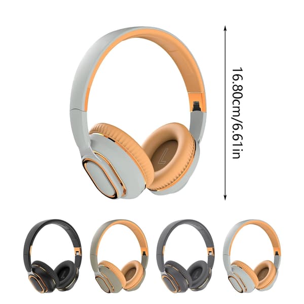 Bluetooth-øretelefoner, Over-ear hovedtelefoner, Hi-Fi stereolyd (sort)