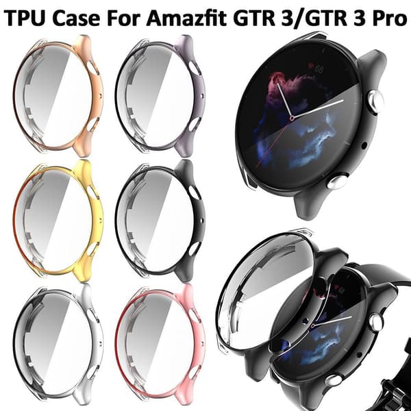 Suojakotelo Amazfit GTR3/GTR 3Pro -älykellolle (kulta)