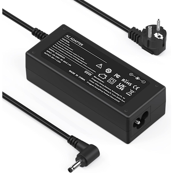 65W Laptop Laddare Adapter för Lenovo Flex 4 5 6 Serien Ideapad 310 310S 320 330 S145 310-14ISK