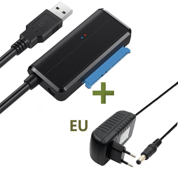 2.5 /3.5 tommer SSD/HDD harddisk datakabel, SATA til USB3.0 harddiskadapter