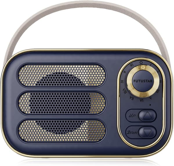 Langaton Bluetooth-kaiutinlahja ystäville, tummansininen