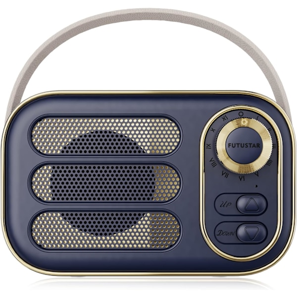 Trådlös Bluetooth-högtalare Present till vänner Mörkblå