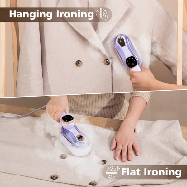 Ångstrykjärn, Reseångstrykjärn med LCD-display (grön)