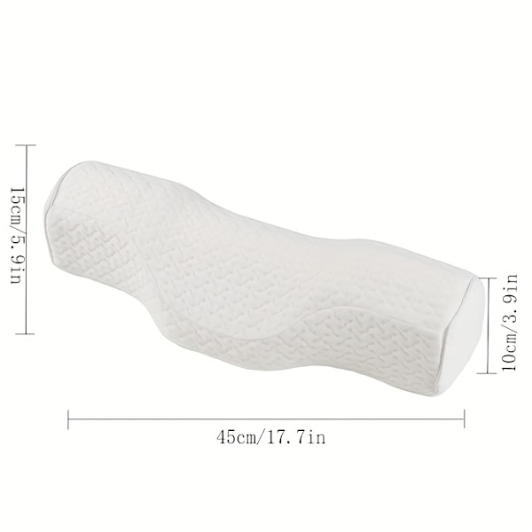 Cervical Pute Traction Korreksjon Reparasjon Memory Foam Pute Svart