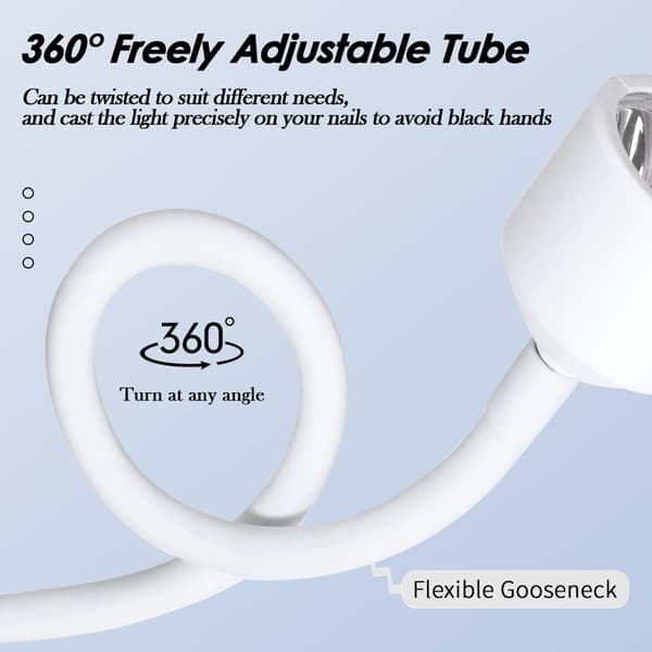 Nageltork USB UV/LED torkmaskin Vit