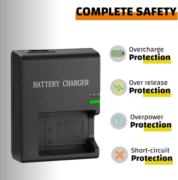 Oplader til Canon 750D 760D 800D 200D 77D M3 M5 M LC-E17 Batteri