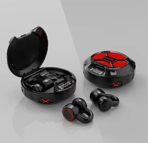 True Wireless Bluetooth Headphones K23 Ørepropp Bluetooth 5.3 med Batteridisplay Svart