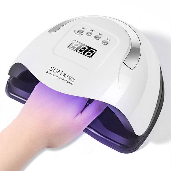 Sun X7 Max LED UV Nagellampa 114W för Torkning av Gellack