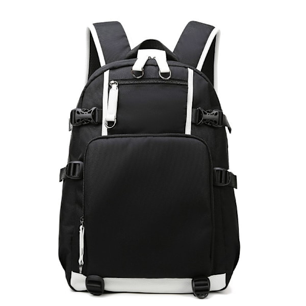 Fashionabel Studentryggsäck Med USB-Port #7