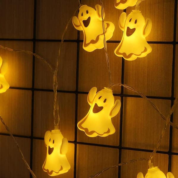 LED Lys Kæder 10M 80-Lys Halloween Dekorativ Spøgelses Lys Kæde (USB Version)
