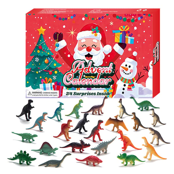Adventskalender, 24-luke Dinosaur julekalender (Type A)