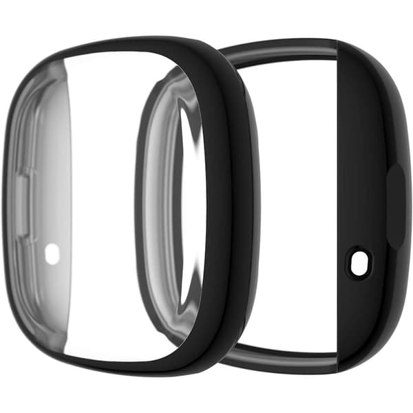 Suojakotelo Fitbit Versa 3/Sense -älykellolle (musta)