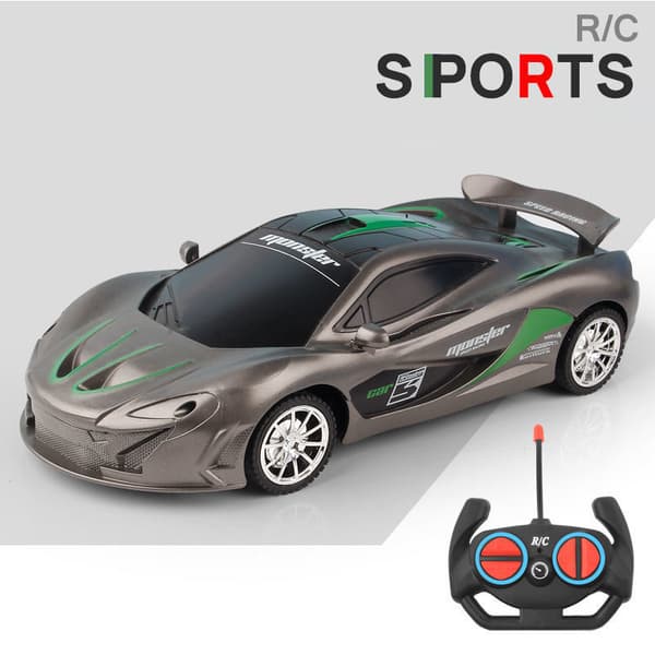 Fjärrstyrd Bil 1:18 Höghastighets Drift Racing Bil grå