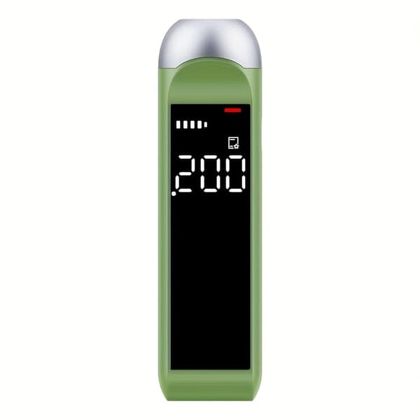 Professionel digital alkometer, højpræcisions alkoholanalysator (grøn)