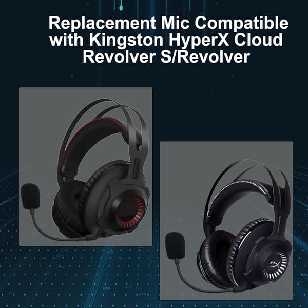 Erstatningsmikrofon til Kingston HyperX Cloud Revolver S - 3,5 mm jackstik