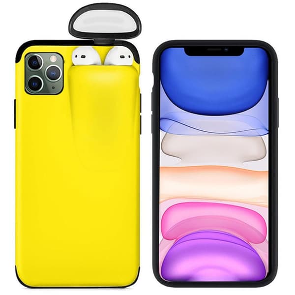 iPhone 11 Pro Max - Praktiskt 2 i 1 Skyddsskal (HEAVY DUTY) Röd