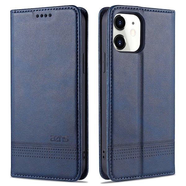 iPhone 12 - Plånboksfodral (AZNS) Svart