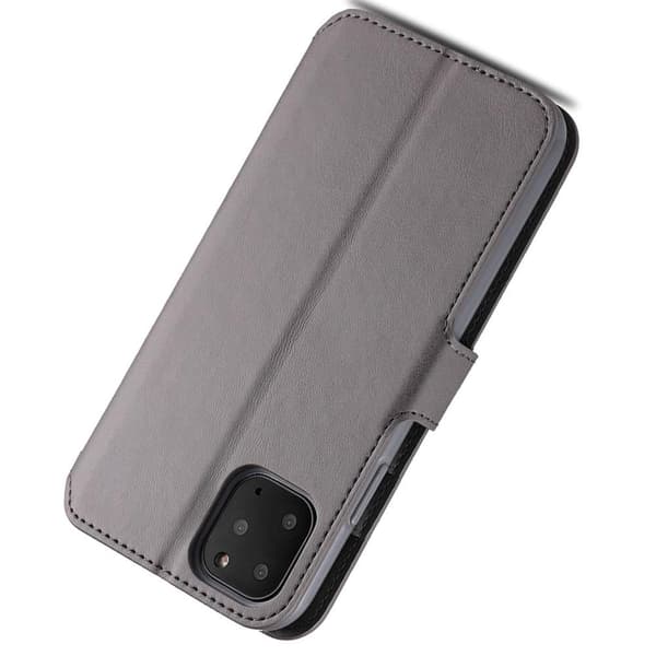 iPhone 11 Pro - Skyddande Azns Plånboksfodral Svart