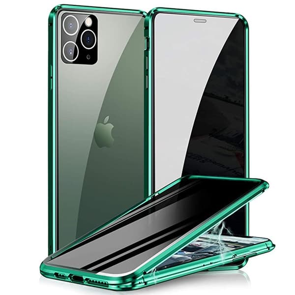 iPhone 13 Pro - Dubbelsidigt Skyddsskal (Magnetlåsning) Svart