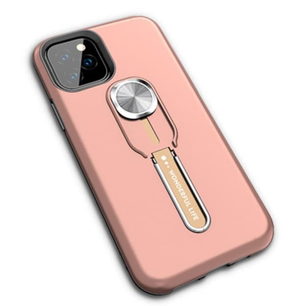 iPhone 12 Pro - Smart Skal med Hållare Svart