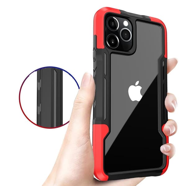 iPhone 12 Pro Max - Stilrent Skyddande ARMOR Skal Svart
