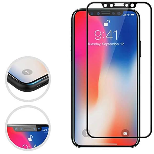 iPhone 11 Skärmskydd 2-PACK Carbon 9H Screen-Fit 3D/HD Svart