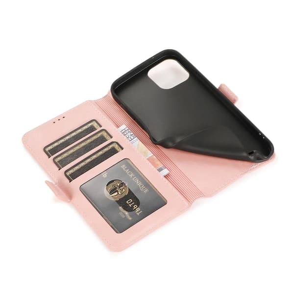 iPhone 14 - Gediget Plånboksfodral (Floveme) Svart