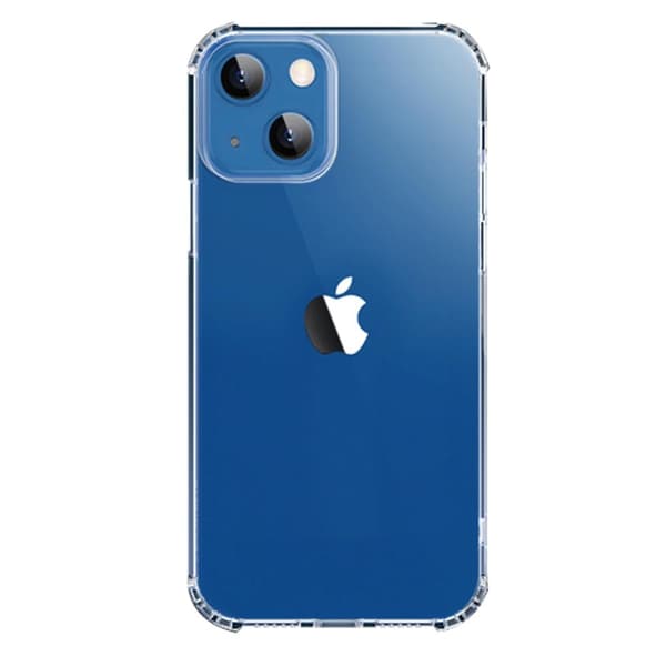 iPhone 13 Mini - Silikonskal FLOVEME SVART/GULD