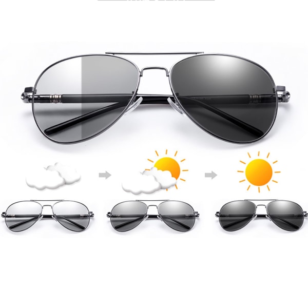 Effektive fargeskiftende polariserte solbriller Svart e3b8 | Svart | Fyndiq