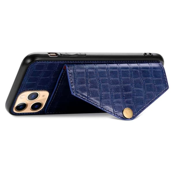 Skal med Korthållare - iPhone 11 Pro Max Brun