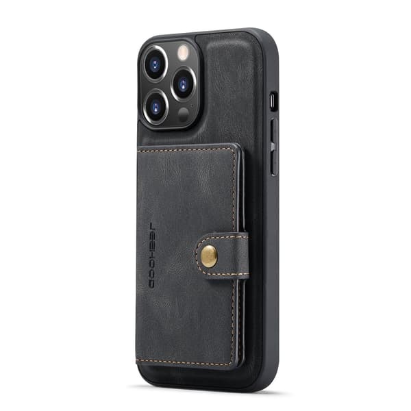 iPhone 14 Pro Max - Skal med Kortfack Svart