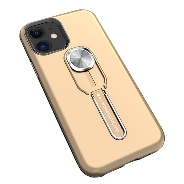 iPhone 12 - Smart Skal med Hållare Svart