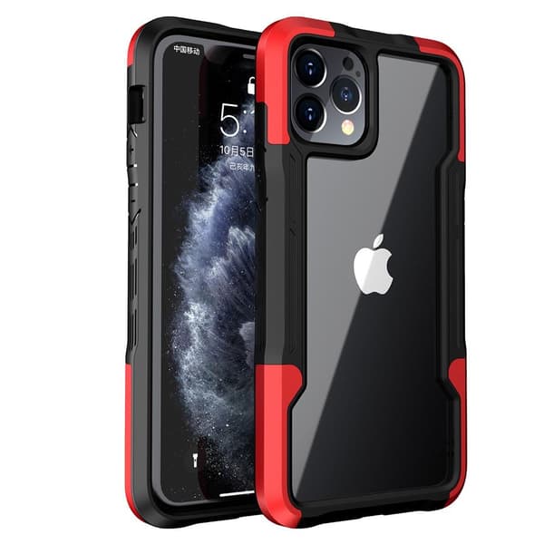 iPhone 12 Pro - Stilsäkert Stötdämpande Skal Himmelsblå