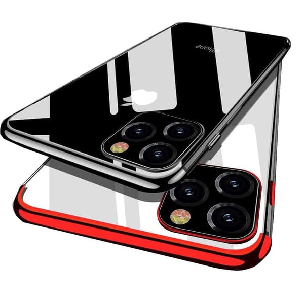 iPhone 13 Pro - FLOVEME Silikonskal Svart
