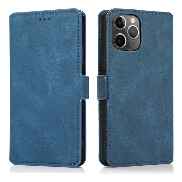 iPhone 12 Pro Max - Professionellt Smart Plånboksfodral (FLOVEME Svart