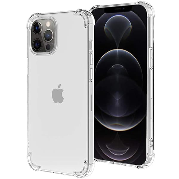 iPhone 13 Pro Max - Skyddande Silikonskal SVART/GULD