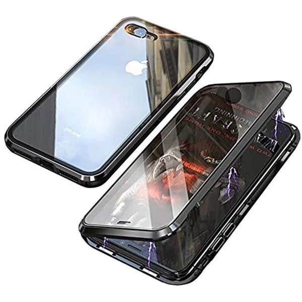 iPhone 8 - Skyddande Magnetiskt Skal Svart
