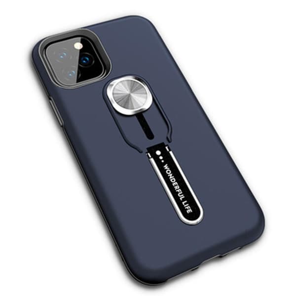 iPhone 12 Pro Max - Smart Skal med Hållare Svart