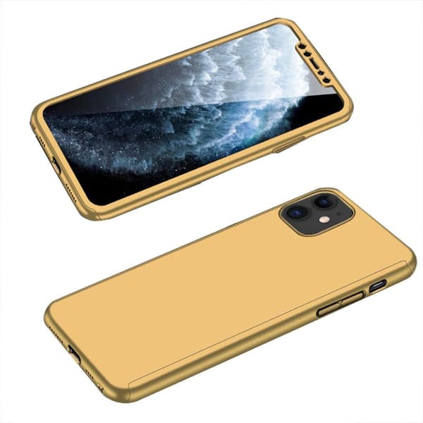 iPhone 12 Mini - Dubbelskal (FLOVEME) Svart