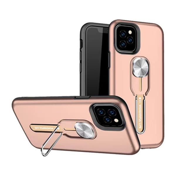 iPhone 12 Pro - Stilrent Skyddsskal med Hållare Svart