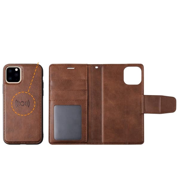 iPhone 11 Pro Max - Kraftfullt Plånboksfodral 2 i 1 (Hanman) Svart