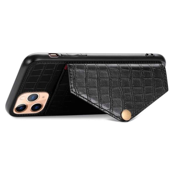 Elegant Skal med Korthållare - iPhone 11 Pro Max Blå