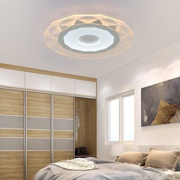 Taklampa, LED-taklampa 25W Modern Rund Design 3000K För Sovrum Kontor Vardagsrum Kök Balkong Korridor