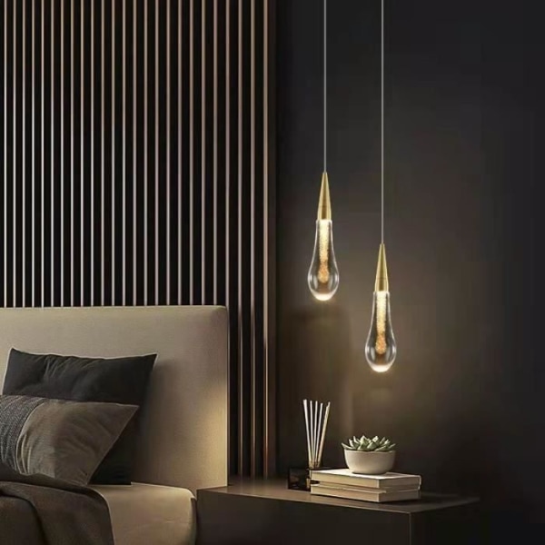 DELAVEEK LED Kristallkrona Modern Design Inomhusbelysning Pendellampa för sovrum Restaurang Vardagsrum